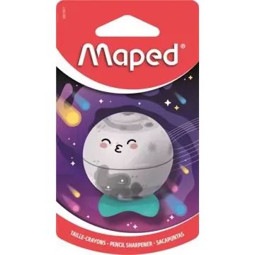 Maped: Planet temperówka w kształcie planety, pojemnikowa, jednootworowa, różne kolory - .zdjęcie 