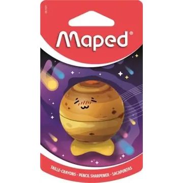 Maped: Planet temperówka w kształcie planety, pojemnikowa, jednootworowa, różne kolory - .zdjęcie 