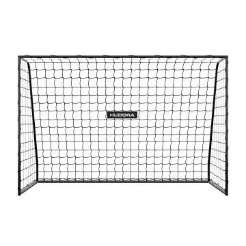 Hudora: TecTo metal fodboldmål, 240 cm - sort - .billede