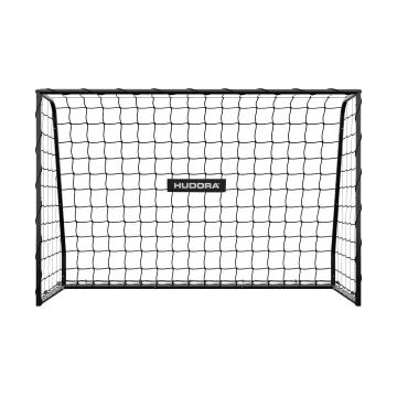 Hudora: portería de fútbol metálica TecTo, 180 cm - negra - .imagen