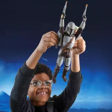 Hasbro: Figurină interactivă Mandalorian și Grogu vorbitoare de engleză Star Wars - 30 cm - .foto