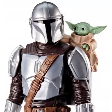 Hasbro: Star Wars Interaktive, Englisch sprechende Mandalorianer- und Grogu-Actionfigur – 30 cm - . bild aus