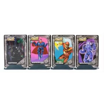 DC Comics Metal Force: set van 4 verzamelfiguren met munten - .afbeelding