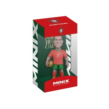 Figurină Minix Cristiano Ronaldo - 12 cm, echipamentul naționalei Portugaliei - .foto