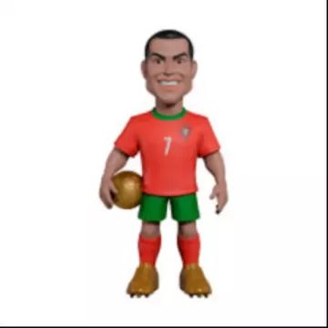 Figurină Minix Cristiano Ronaldo - 12 cm, echipamentul naționalei Portugaliei - .foto