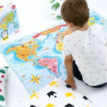 Banana Panda: Kaj se dogaja v svetu? sestavljanka – 168 delov - .slika