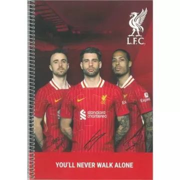 Liverpool: caiet spiral cu pătrățele Szoboszlai Dominik - A4, mai multe modele - .foto