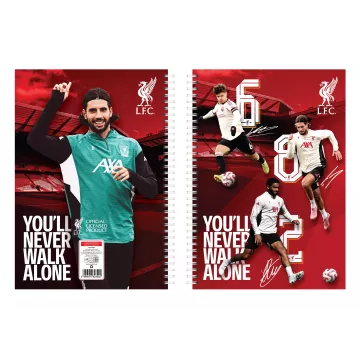 Liverpool: Dominik Szoboszlai ruuduline spiraalvihik A4, mitut sorti - .pilt