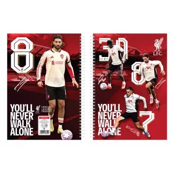 Liverpool: Dominik Szoboszlai spiralna bilježnica na kvadrate - A4, razne vrste - .slika