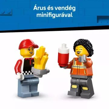 LEGO® City Rulotă fast-food cu cartofi prăjiți 60488 - AMBALAJ DETERIORAT - .foto