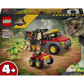LEGO® Jurassic World Fiatal T-Rexet szállító teherautó 77978 - . kép
