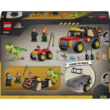 LEGO® Jurassic World Fiatal T-Rexet szállító teherautó 77978 - . kép
