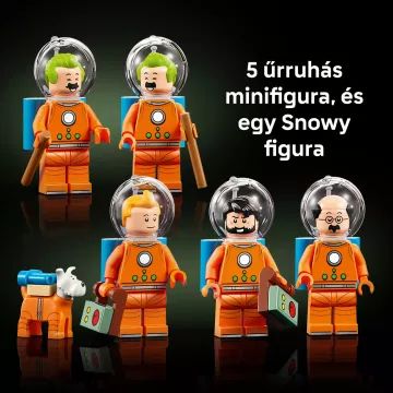 LEGO® Ideas Kuifje® Raket naar de Maan 21367 - .afbeelding