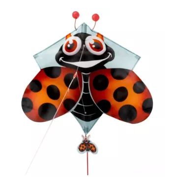 Eolo Mini pop-up windvlieger – lieveheersbeestje - .afbeelding