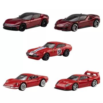 Hot Wheels: mašīnītes: Ferrari 5 gabalu komplekts - .attēls
