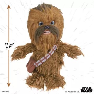 Star Wars: jucărie de pluș interactivă Chewbacca - 17 cm - .foto