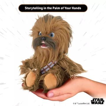 Star Wars: Chewbacca interaktív plüssfigura - 17 cm - . kép