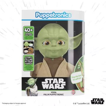Star Wars: Yoda interaktív plüssfigura - 16 cm - . kép