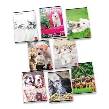 Pigna: Dolci Cuccioli gelijnd schrift - A4, vanaf groep 6, diverse uitvoeringen - .afbeelding