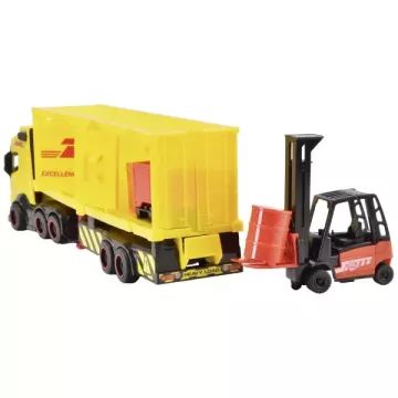Dickie: Interactieve DHL vrachtwagen met heftruck - 35 cm - .afbeelding