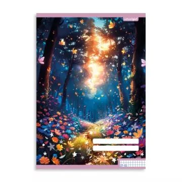 SchoolGirl: Caderno quadriculado A5 – vários modelos - .Imagem