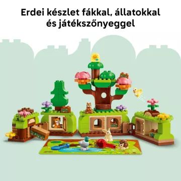 LEGO® DUPLO® Pădure aventuroasă cu animale sălbatice 10480 - .foto