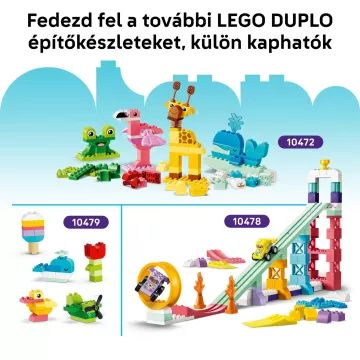 LEGO® DUPLO® Pădure aventuroasă cu animale sălbatice 10480 - .foto