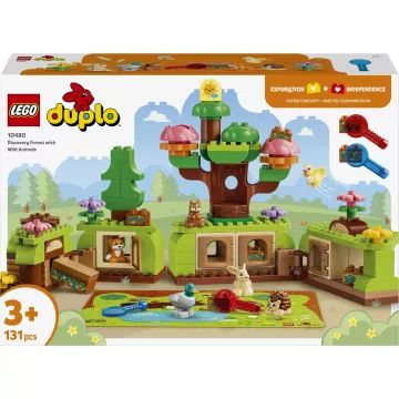 LEGO® DUPLO® Pădure aventuroasă cu animale sălbatice 10480 - .foto