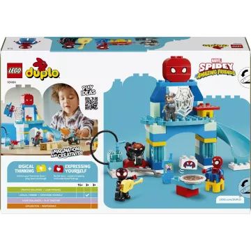 LEGO® DUPLO® Sediul principal cu pânză al Echipei Păianjenilor 10464 - .foto