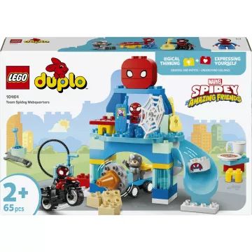 LEGO® DUPLO® Sediul principal cu pânză al Echipei Păianjenilor 10464 - .foto