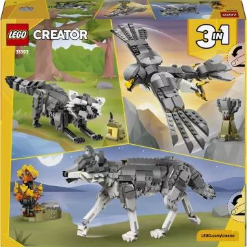 LEGO® Creator 3 v 1 Gozdne živali: Sivi volk 31393 - .slika