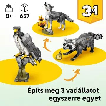 LEGO® Creator 3 v 1 Gozdne živali: Sivi volk 31393 - .slika