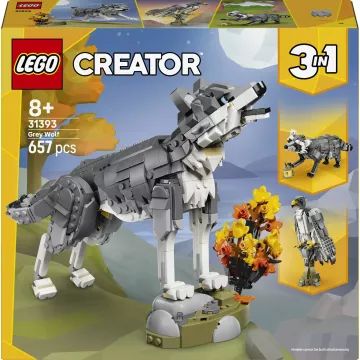 LEGO® Creator 3 v 1 Gozdne živali: Sivi volk 31393 - .slika