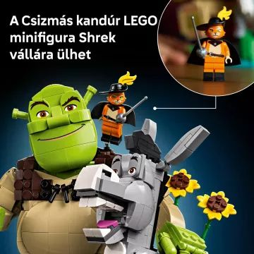 LEGO® Shrek: Shrek, Măgărușul și Motanul Încălțat 72423 - .foto