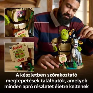 LEGO® Shrek: Shrek, Măgărușul și Motanul Încălțat 72423 - .foto