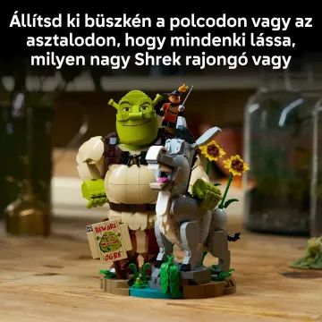 LEGO® Shrek: Shrek, Măgărușul și Motanul Încălțat 72423 - .foto