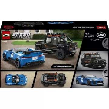 LEGO® Speed Champions Jaguar Project 7 și Land Rover Defender 77264 - .foto