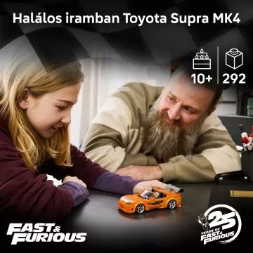 LEGO® Speed Champions Mașina Toyota Supra MK4 77260 din seria Furios și Iute - .foto