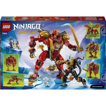LEGO® NINJAGO® Wyldfyre transformirajući robotski zmaj 71868 - .slika