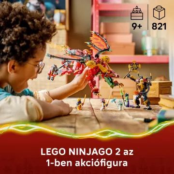 LEGO® NINJAGO® Wyldfyre transformirajući robotski zmaj 71868 - .slika