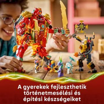 LEGO® NINJAGO® Wyldfyre transformujący się smoczy robot 71868 - .zdjęcie 