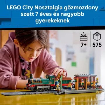 LEGO® City Nosztalgia gőzmozdony 60511 - . kép