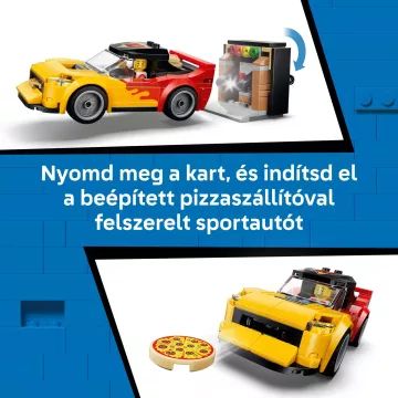 Όχημα παράδοσης πιτσαρίας LEGO® City 60496 - .εικόνα