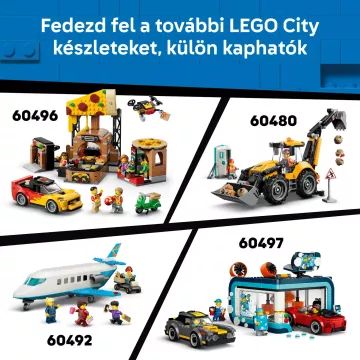 LEGO® City Utovarivač s prednjom kašikom i kiper kamion 60494 - .slika