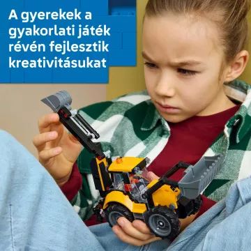 LEGO® City dzeltenais tranšeju ekskavators-iekrāvējs 60480 - .attēls
