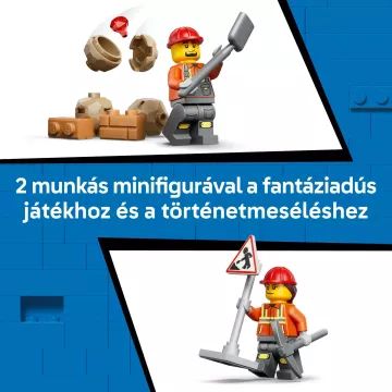 LEGO® City dzeltenais tranšeju ekskavators-iekrāvējs 60480 - .attēls