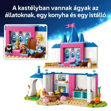 LEGO® Disney Zamek Kopciuszka i jej zwierzęcy przyjaciele 43283 - .zdjęcie 