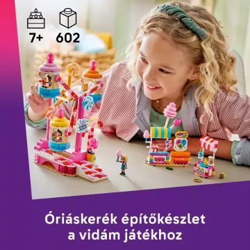 LEGO® Friends Виенско колело, украсено с бонбони и мъфини 42700 - . изображение