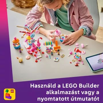 LEGO® Friends Виенско колело, украсено с бонбони и мъфини 42700 - . изображение