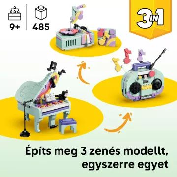 LEGO® Creator 3 em 1 Decoração Musical com Gato 31392 - .Imagem